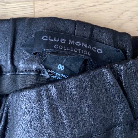 Gorgeous club Monaco collection leather leggings - Picture 2 of 5